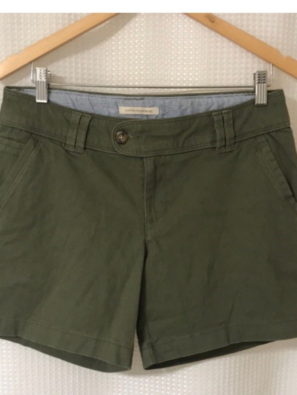 Canyon River Blues Olive Cotton Shorts Size 6